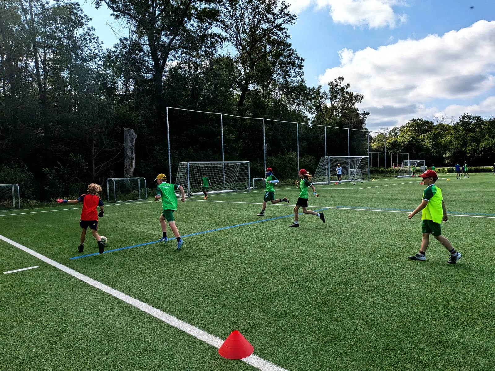Zweikampf im Trainingsspiel
