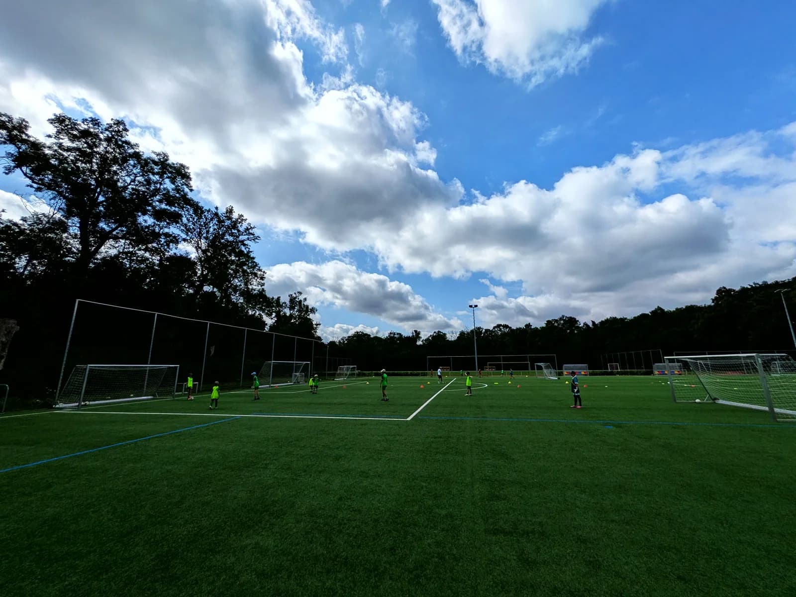 Abschlussspiel unter freiem Himmel